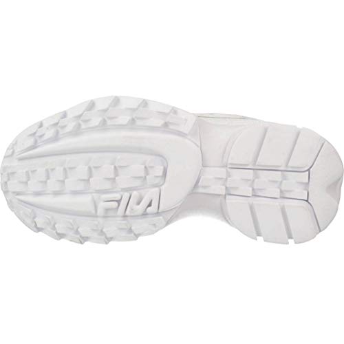 FILA Disruptor, Zapatillas Unisex niños, White, 34 EU