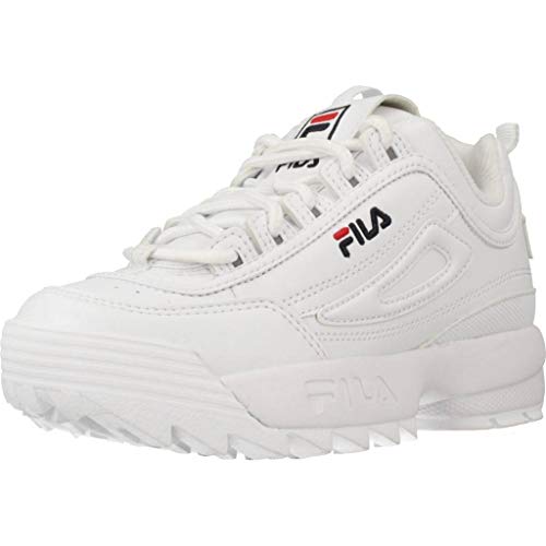 FILA Disruptor, Zapatillas Unisex niños, White, 34 EU