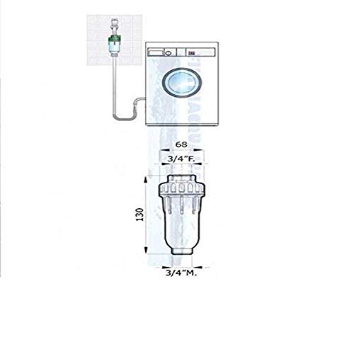 Filtros de agua Italia filtro antical para lavadora lavavajillas de polifosfato