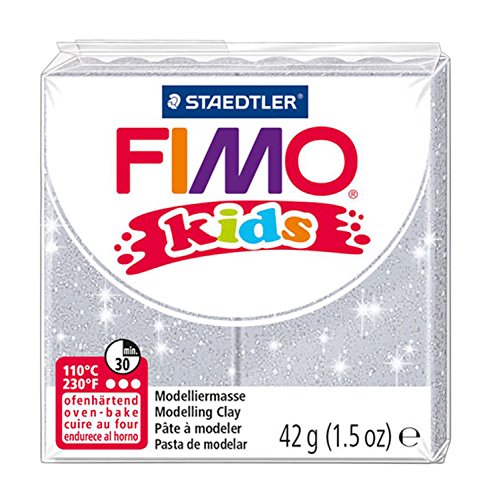 Fimo-8030-812 ST Pasta de modelar, Color plateado, pack of 1 (Staedtler 8030-812)