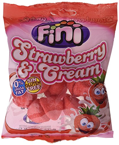 Fini Marshmallow Cubierto de Azúcar Sabor Fresa Nata - 75 gr