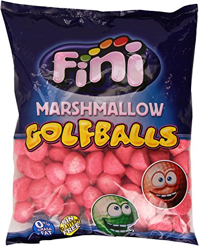 Fini Marshmallow Cubierto De Azúcar Sabor Fresa - Paquete De 125 Unidades