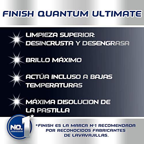 Finish Powerball Quantum Ultimate, pastillas para el lavavajillas - 84 unidades