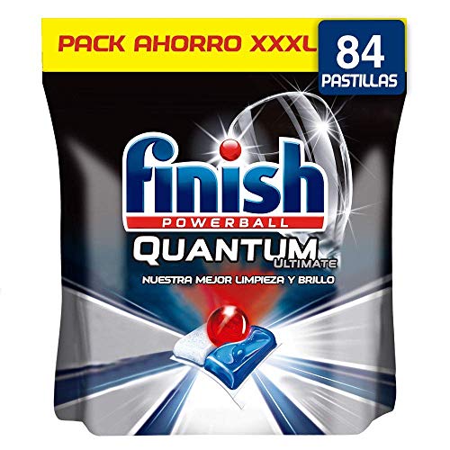 Finish Powerball Quantum Ultimate, pastillas para el lavavajillas - 84 unidades