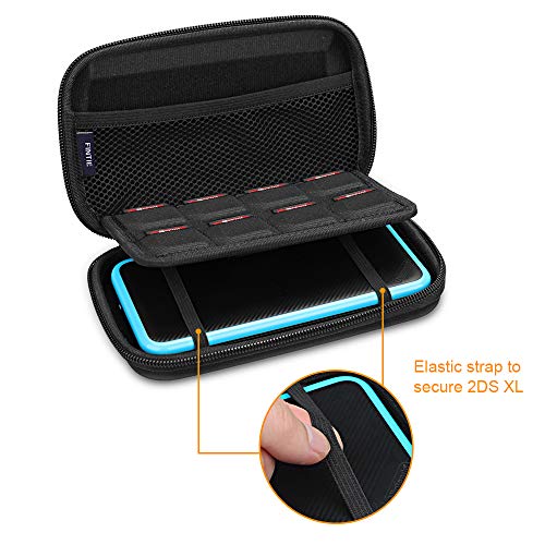 Fintie Funda Portátil para Nintendo 2DS XL / 3DS XL / 3DS / 3DS LL - Estuche para Viaje Bolsa de Transporte para la Consola con Ranuras para Tarjeta de Juego y Bolsillo Interno, No Tocar