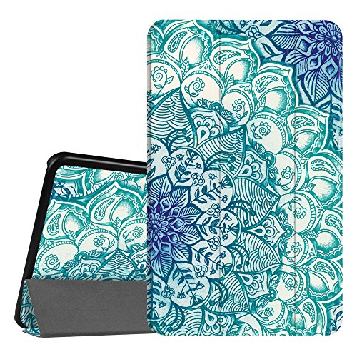 Fintie SlimShell Funda para Samsung Galaxy Tab A 10.1 2016 - Súper Delgada y Ligera Carcasa con Función de Soporte y Auto-Reposo/Activación para Modelo SM-T580N/T585N, Esmeralda