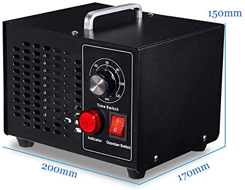 Fira Woo Generador de ozono Comercial O3 Purificador de Aire Ozonizador Máquina Desodorante para purificador de Aire (3500mg/h)