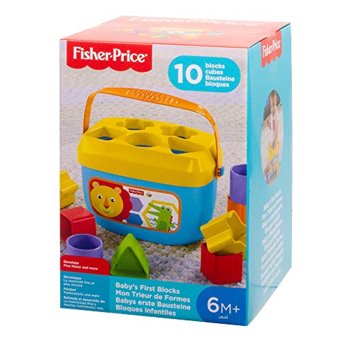 Fisher-Price - Juguete Bloques Construcción para Bebé +6 Meses, colores/modelos Surtido (Mattel FFC84)
