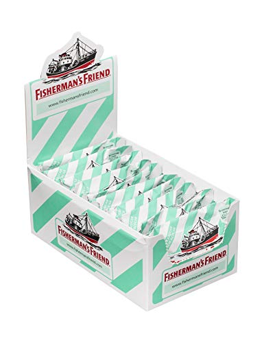 Fisherman's Friend Menta, Caramelo Comprimido Sin Azúcar - 12 unidades de 25 gr. (Total 300 gr.)