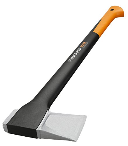 Fiskars Hacha, 1,63 kg, Estuche incluido, Longitud: 71 cm, Negro/Naranja, X21–L, 1015642