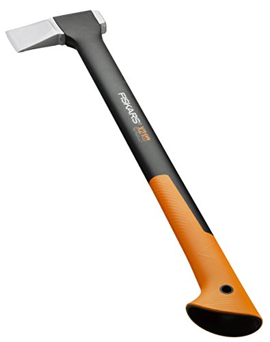 Fiskars Hacha, 1,63 kg, Estuche incluido, Longitud: 71 cm, Negro/Naranja, X21–L, 1015642