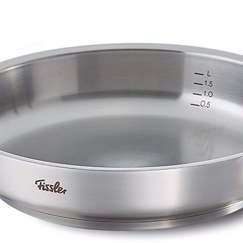 Fissler Cacerola Baja, Acero Inoxidable, 32 cm