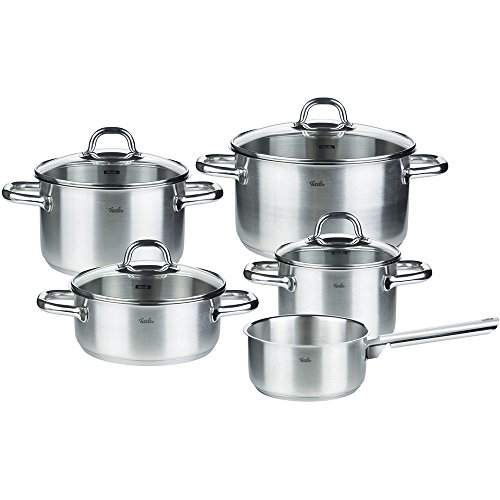 Fissler Korfu - Batería de Cocina (5 Piezas) de inducción