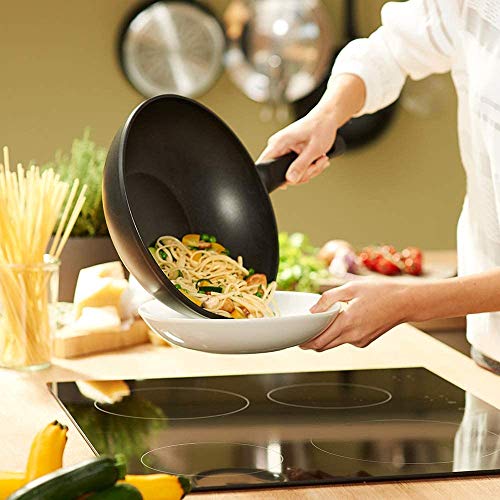 Fissler Special Asia Sartén Wok Antiadherente, 28 cm, para Todo Tipo de cocinas, Aluminio