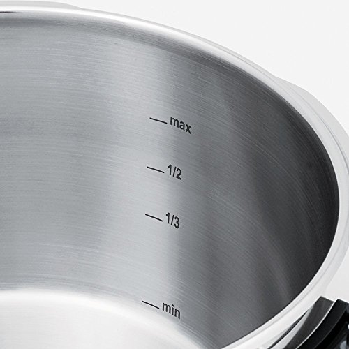Fissler vitaquick / Olla a presión (10 litros, Ø 26 cm) acero inoxidable, 2 niveles de cocción, adecuado para la inducción