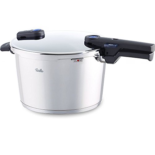 Fissler vitaquick / Olla a presión (8 litros, Ø 26 cm) acero inoxidable, 2 niveles de cocción, adecuado para la inducción