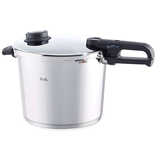 Fissler vitavit premium / Olla a presión (10 litros, Ø 26 cm) de acero inoxidable, 2 niveles de cocción, apta para cocinas de inducción, gas, vitrocerámica y eléctricas