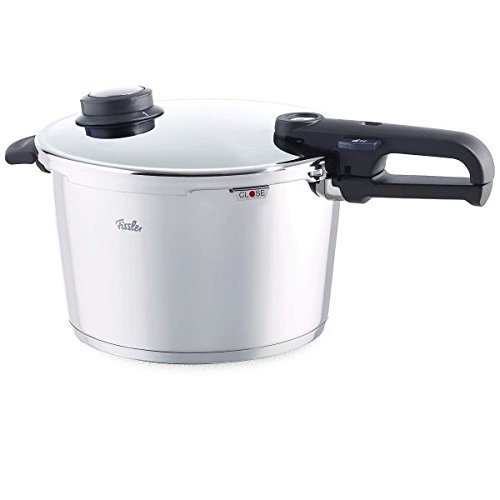 Fissler vitavit premium / Olla a presión (8 litros, Ø 26 cm) de acero inoxidable, 2 niveles de cocción, apta para cocinas de inducción, gas, vitrocerámica y eléctricas