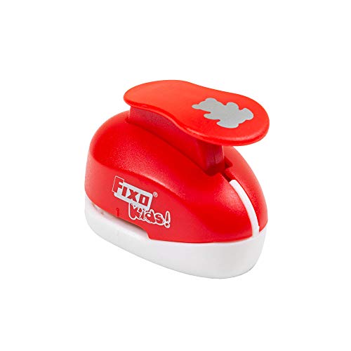 Fixo Kids 38851. Perforadora Especial Goma EVA con Forma de Oso. 1,6cm. Tamaño Pequeño, Rojo