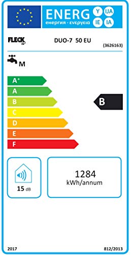 Fleck 3626163 Termo Eléctrico, Gris, 50L