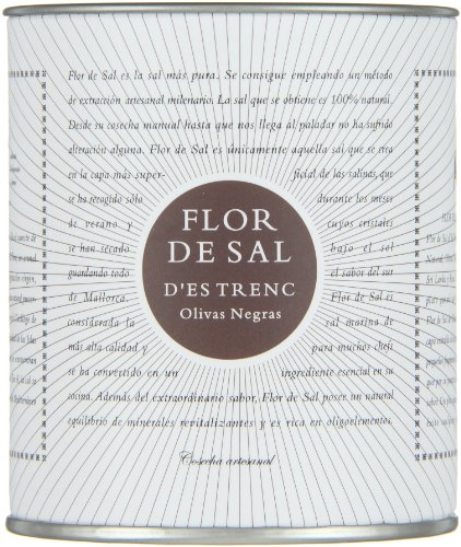 Flor de Sal d'Es Trenc Olivas Negras Flor de Sal - 150 gr