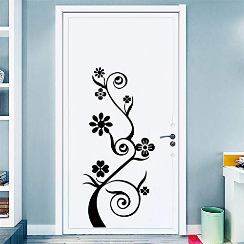 Flor de vid decorativa pegatinas de pared refrigerador vinilo vitrinas decoraciones para el hogar Diy sala de estar apliques murales de arte