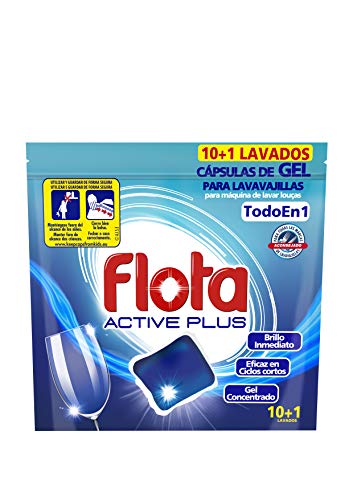 Flota Cápsulas de Gel para Lavavajillas -10+1 Dosis