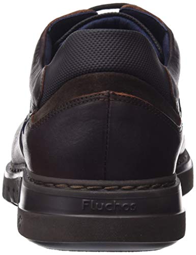 Fluchos Celtic, Zapatos de Cordones Derby para Hombre, Marrón (Grass Libano Combi 2 Libano), 43 EU