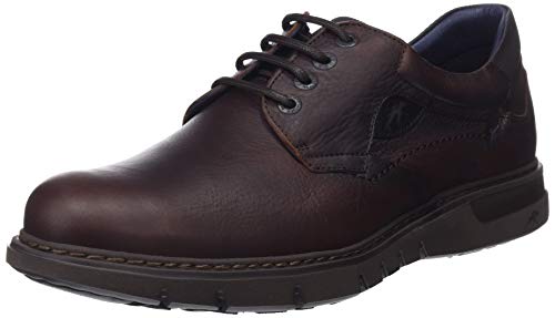 Fluchos Celtic, Zapatos de Cordones Derby para Hombre, Marrón (Grass Libano Combi 2 Libano), 43 EU