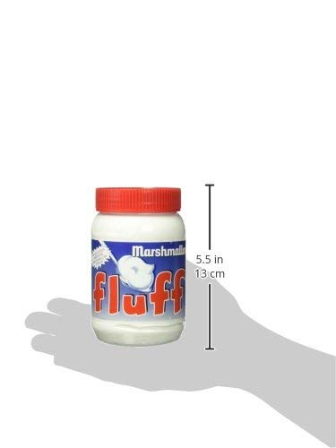 Fluff Marshmallow Natural Set de 2, para untar, untar, malvavisco, vainilla, 213 g, 42670