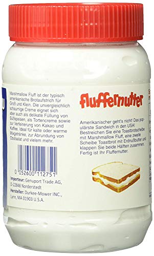 Fluff Marshmallow Natural Set de 2, para untar, untar, malvavisco, vainilla, 213 g, 42670