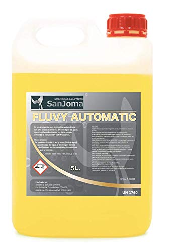 FLUVY AUTOMATIC Detergente de lavavajillas para uso profesional (Garrafa 5L). Alto poder de limpieza de vajilla.