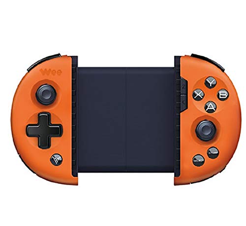 Flydigi Controlador de Juegos móvil Wee 2T Compatibilidad con Body Sensation Convertidor de Teclado y ratón Gamepad iOS/Android Juego móvil (Cesta Naranja)