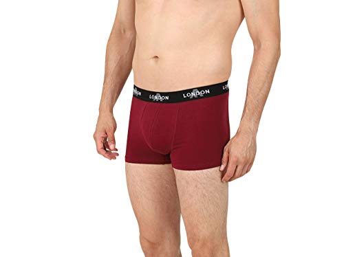 FM London Fitted Boxer, Multicolor (Classic Mix 10), Small (Pack de 8) para Hombre