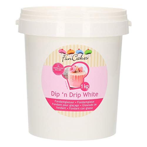 Fondant para glaseado blanco Dip'n Drip - 1kg