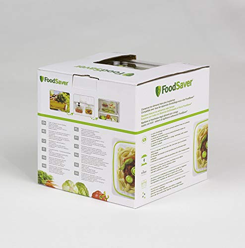 Foodsaver FFC015X-01 Fresh containers, Plástico, Transparente y verde