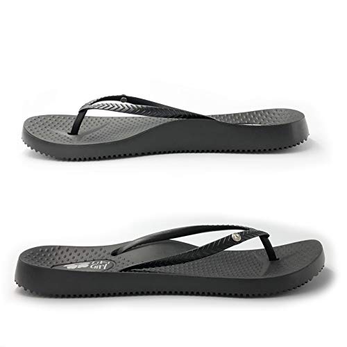 FOOTACTIVE Chanclas Ortopédicas Tiki Girl - BLACK (XL 42/43 EU)