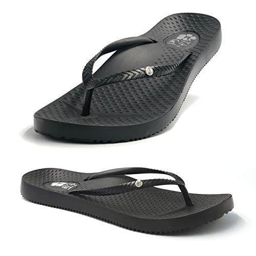 FOOTACTIVE Chanclas Ortopédicas Tiki Girl - BLACK (XL 42/43 EU)