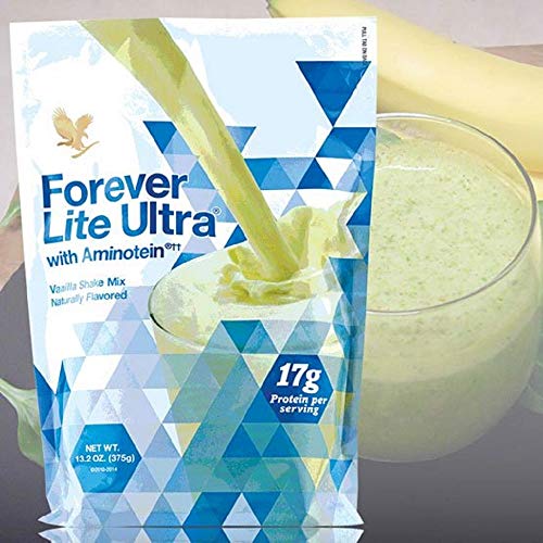 Forever living lite ultra sabor chocolate & vanilla salud y control de peso batido de proteínas para el desarrollo de los músculos una dieta y estilo de vida saludable. (Lite ultra vanilla)