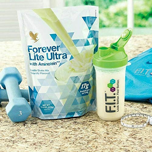 Forever living lite ultra sabor chocolate & vanilla salud y control de peso batido de proteínas para el desarrollo de los músculos una dieta y estilo de vida saludable. (Lite ultra vanilla)