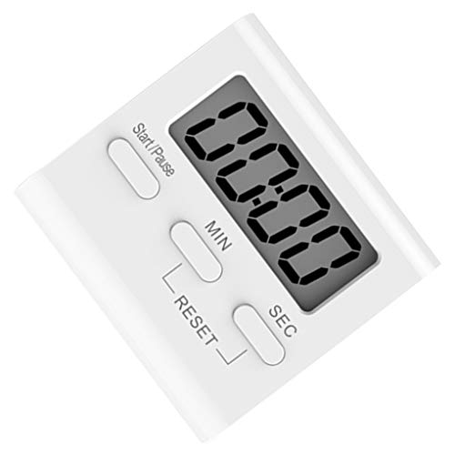 Fornateu Blanco LCD Digital de Cocina Que Cocina Temporizador de Cuenta atrás hasta Abajo hacia Arriba Reloj Fuerte Alarma magnética cronómetro