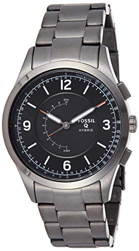 Fossil Reloj Analogico para Hombre de Cuarzo con Correa en Acero Inoxidable FTW1207