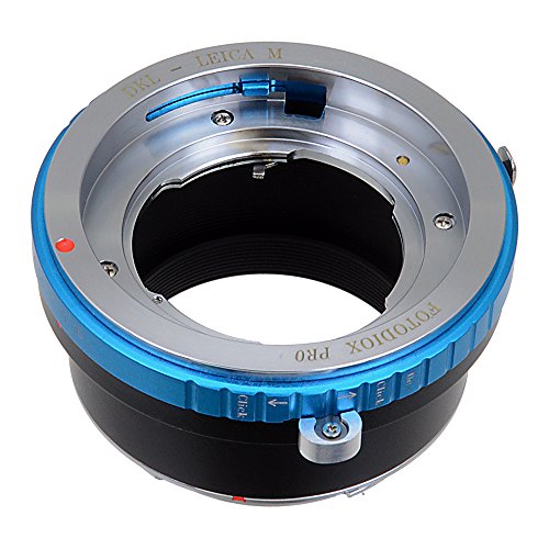 Fotodiox Pro Lens Mount Adapter with Aperture Control Ring - Deckel-Bayonett (Deckel Bayonet DKL) Mount Lenses to to Leica M Camera Body Adapter - fits Leica M3, M2, M1, M4, M5, CL, M6, MP, M7, M8, M9, Hexar RF, Epson R-D1, 35mm Bessa, Cosina Voigtländer,