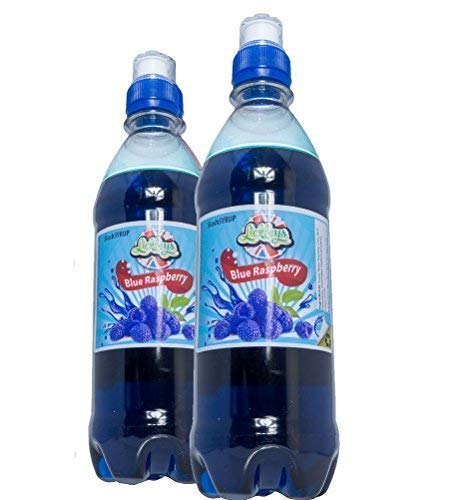 Frambuesa Azul Slush Sirope 1litre (2x500ml Botellas)