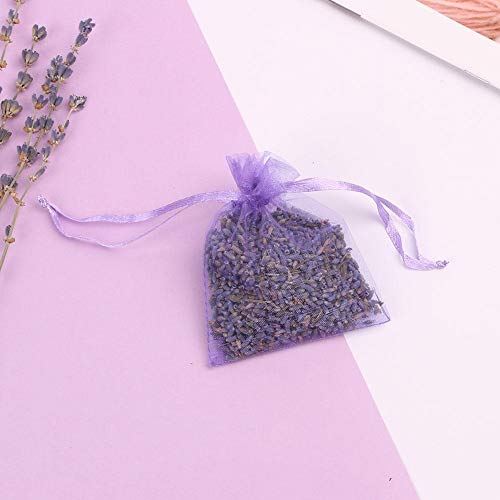 Freedomanoth 15 Bolsas Lavanda Sachet Natural Lavender Sachet Desodorante Sachet Bag para bolsitas Se Pueden Colocar en el automóvil, en el Armario