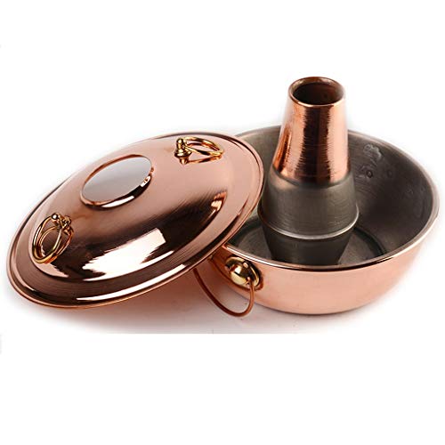 Freidoras Fondue Cocina A Horno Utensilios De Cocina Cocina De Inducción Doméstica con Olla Caliente De Cobre Comida Dividida Olla Caliente De Cobre Delicioso Conveniente Mejor Regalo