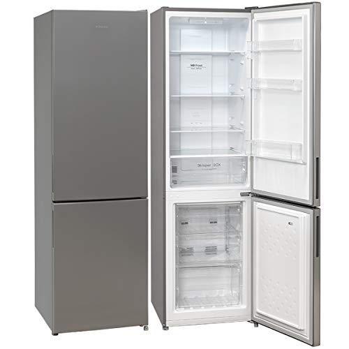 Frigorífico combi Jocel JC-250LNFI, 250 litros, color inox, 58 W, Clase A+, No Frost