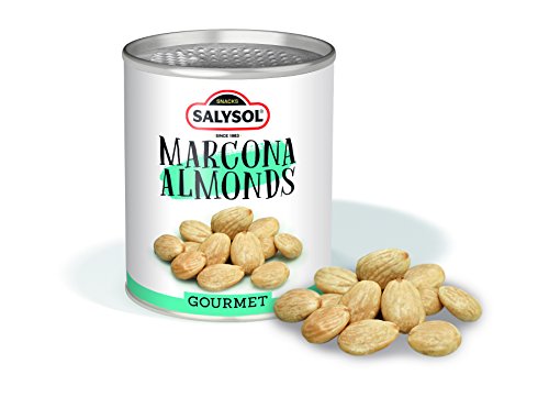 Frutos secos en lata Salysol Gourmet - Almendras Marconas 50 g (PACK 10 UNIDADES)