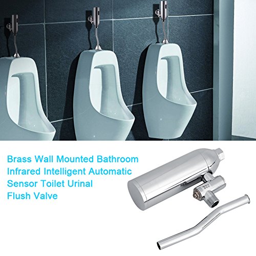 FTVOGUE Inteligente automática Sensor de Infrarrojos Urinario Lavavajillas Flusher latón Metal grifos para urinario Inodoro