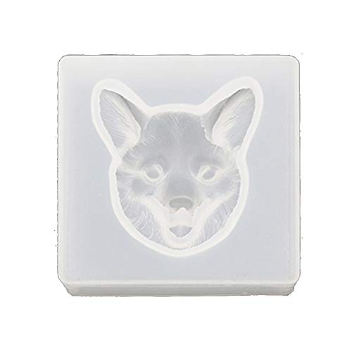 Fugift Molde de resina para hacer tu propio perro o gato, con forma de osito de cristal, para hacer joyas, chocolate, fondant, dulces, aretes, herramienta de molde 6